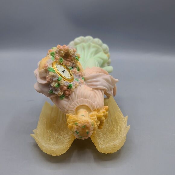 Vintage Angel Collectible Quartz Clock Angel Of The Month - Picture 9 of 12